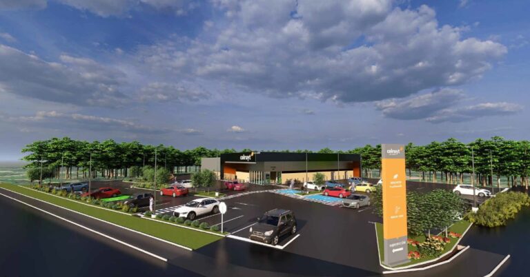 Création d&rsquo;une surface commercial Colruyt.